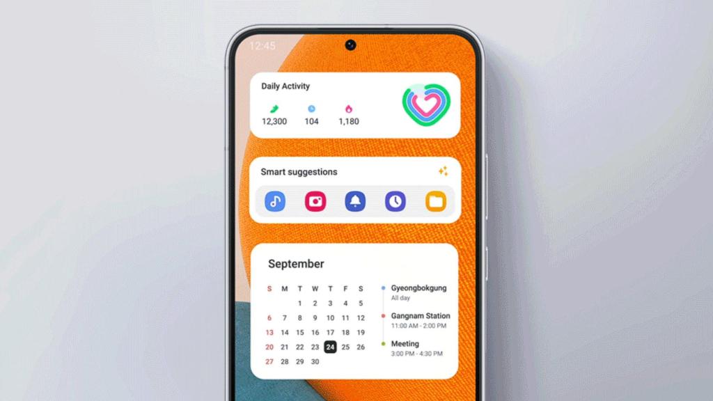 Widgets en One UI 5.0, la versión de Android 13 de Samsung