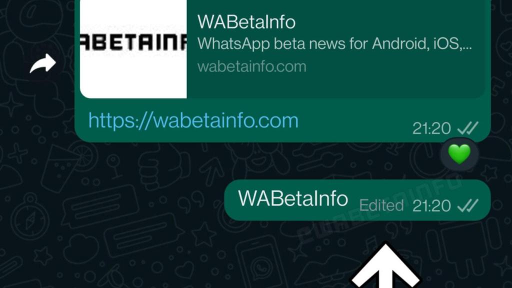 Mensaje editado en WhatsApp