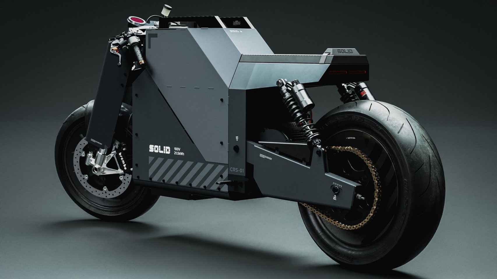 La moto eléctrica SOLID CRS-01.