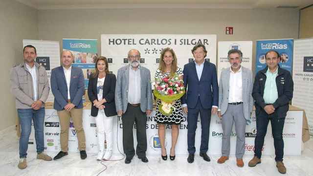 Presentación del ITF World Tennis Tour Juniors en Sanxenxo.