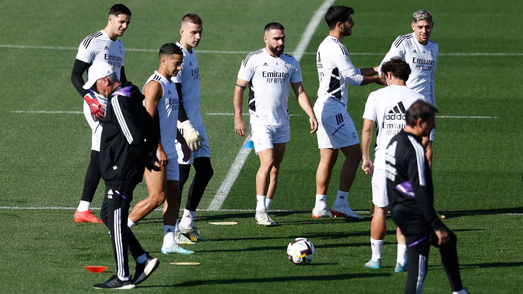 Última sesión de entrenamiento del Real Madrid previa al Clásico