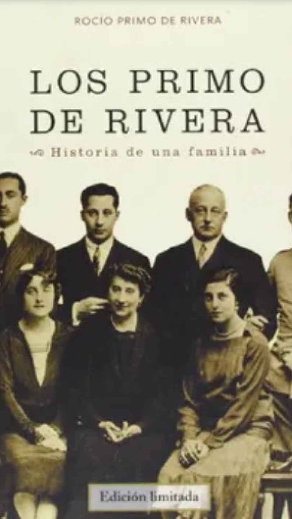Portada de 'Los Primo de Rivera' (La Esfera de los Libros, 2003), de Rocío Primo de Rivera.