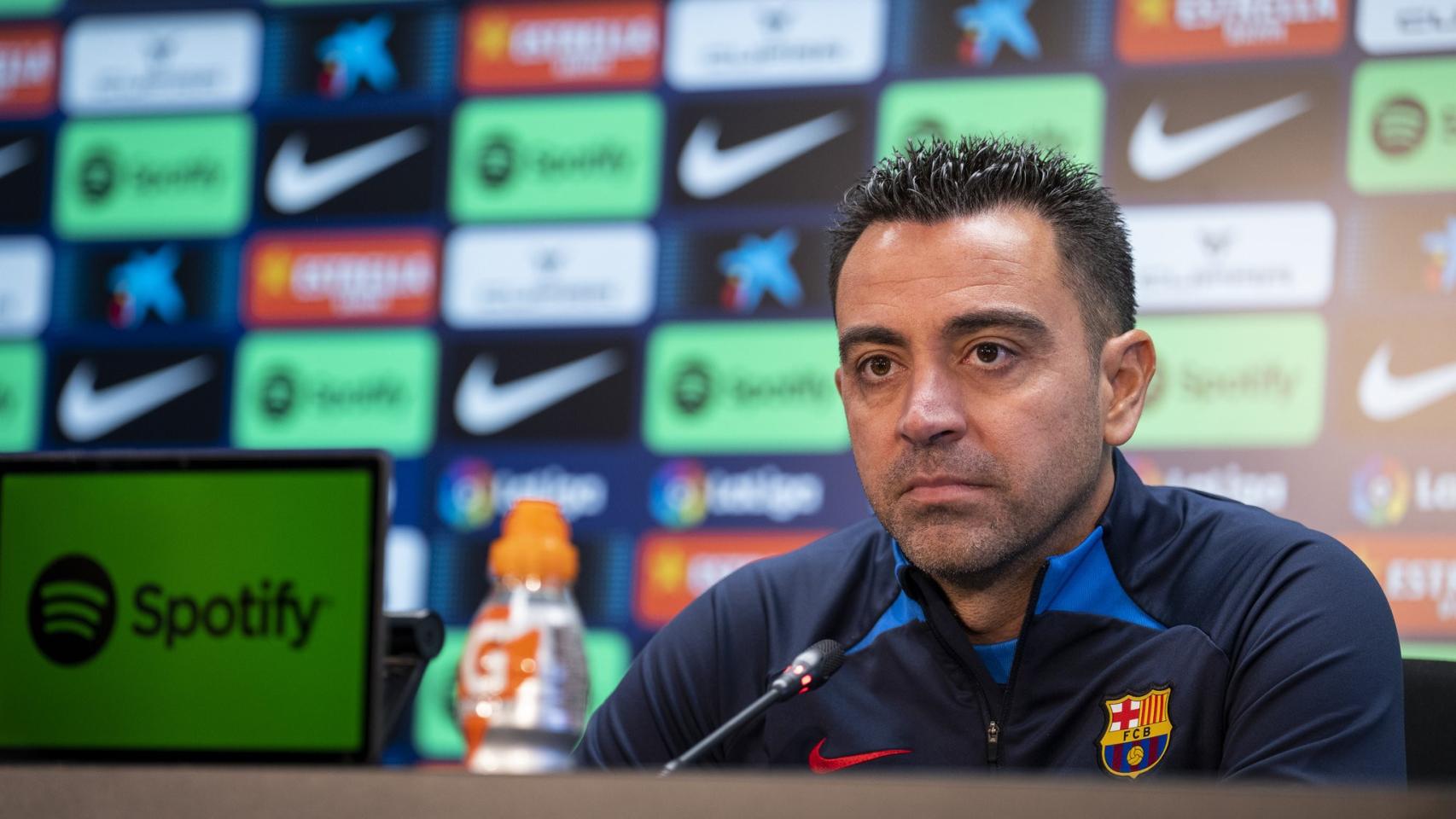 Xavi Hernández, en rueda de prensa