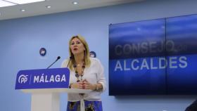 Carolina España, consejera de Economía y Hacienda de la Junta de Andalucía, este sábado en Málaga.