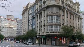 La calle Juan Flórez de A Coruña.