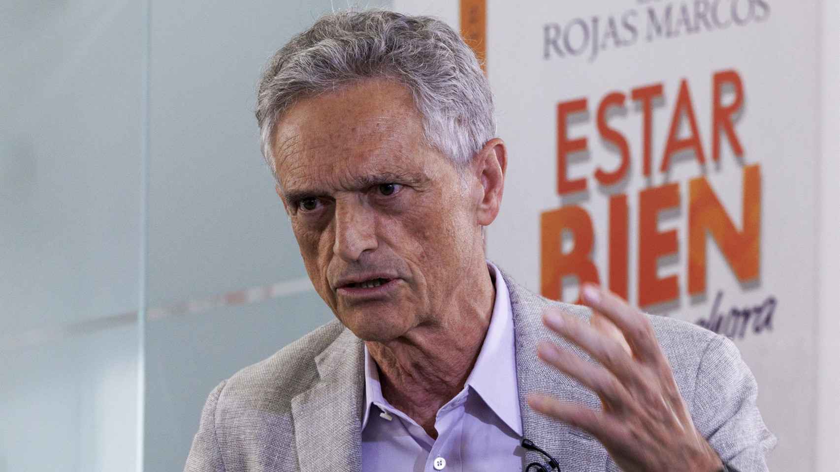 Rojas Marcos durante la presentación de su libro en Madrid.