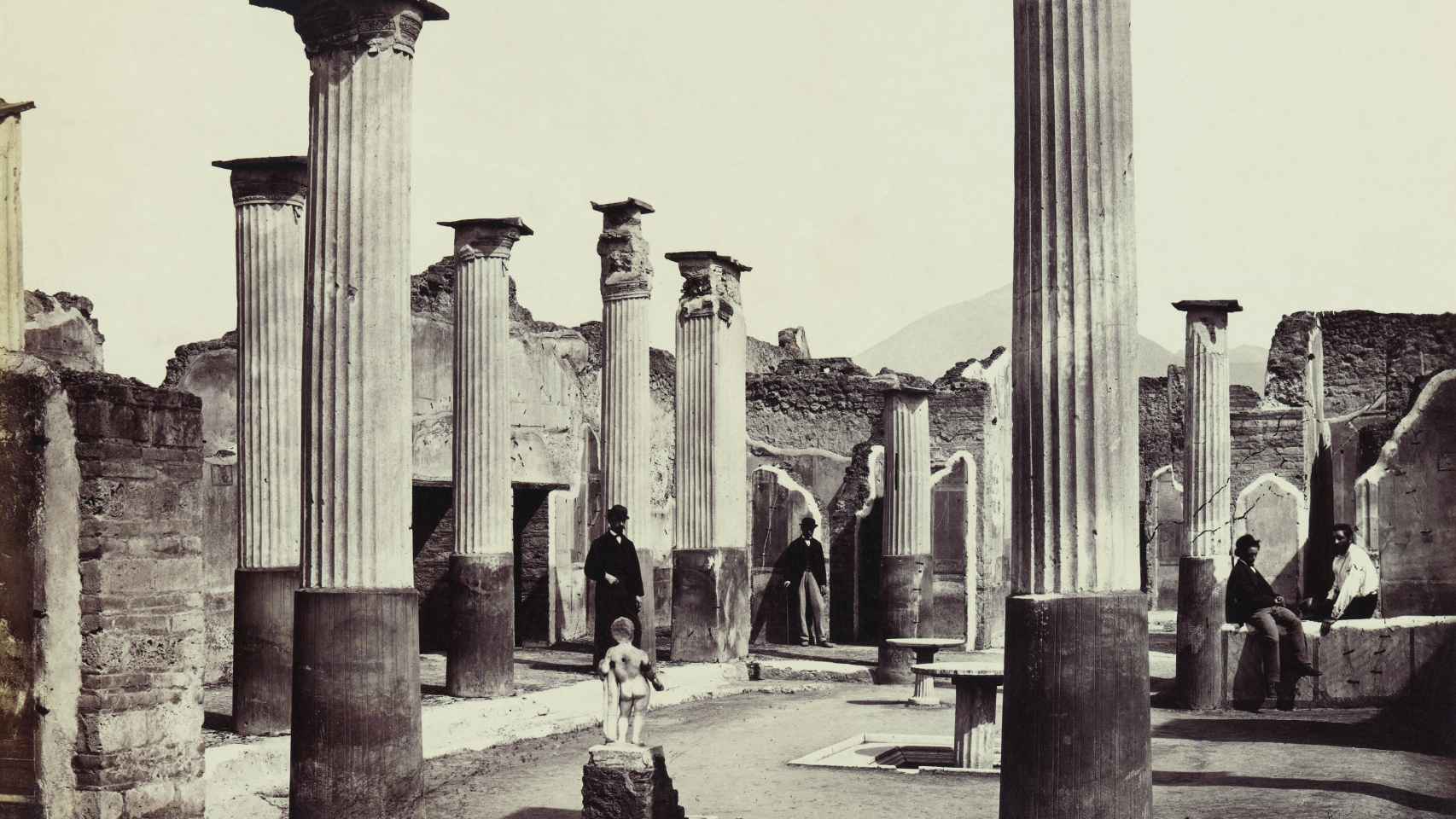 Giorgio Sommer: 'Casa de Marco Olconi, Pompeya', 1862-1870 (Colección Dietmar Siegert)