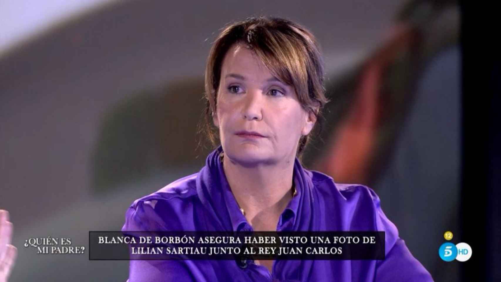 Ingrid Sartiau, en el programa '¿Quién es mi padre?'.