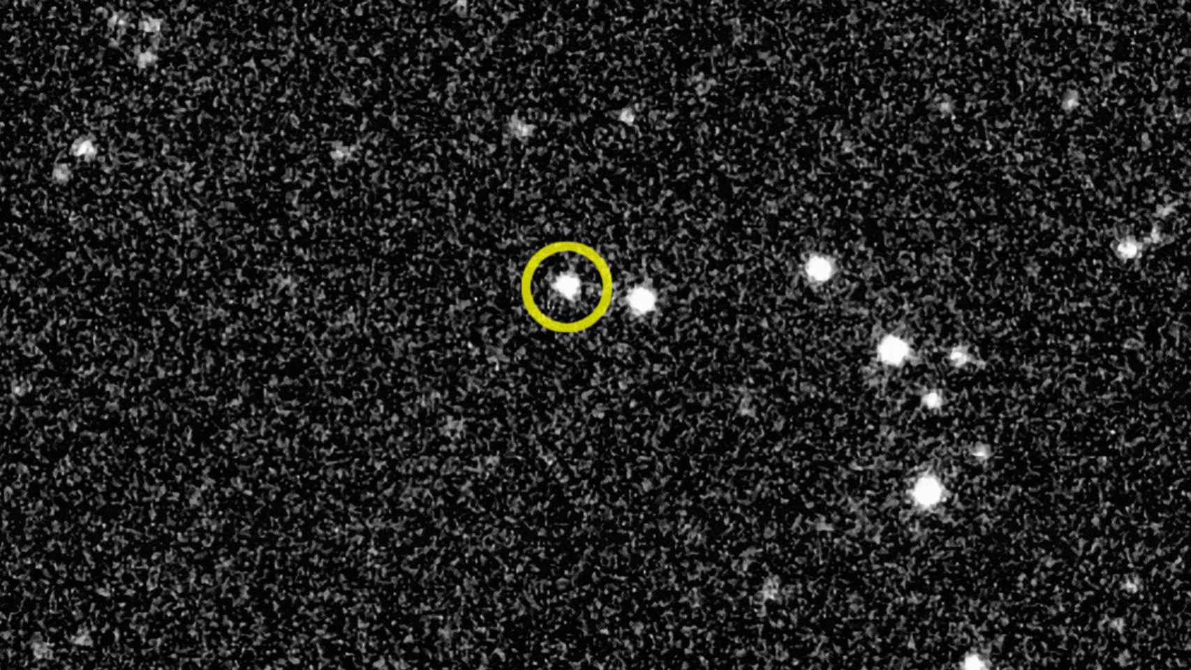 Imagen tomada en luz visible por el telescopio ultravioleta-óptico de Swift.