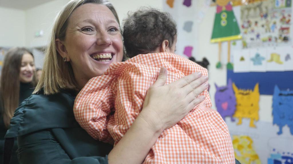 La consejera de Familia e Igualdad de Oportunidades, Isabel Blanco, visita el Centro de Educación Infantil Hogar de la Esperanza de León