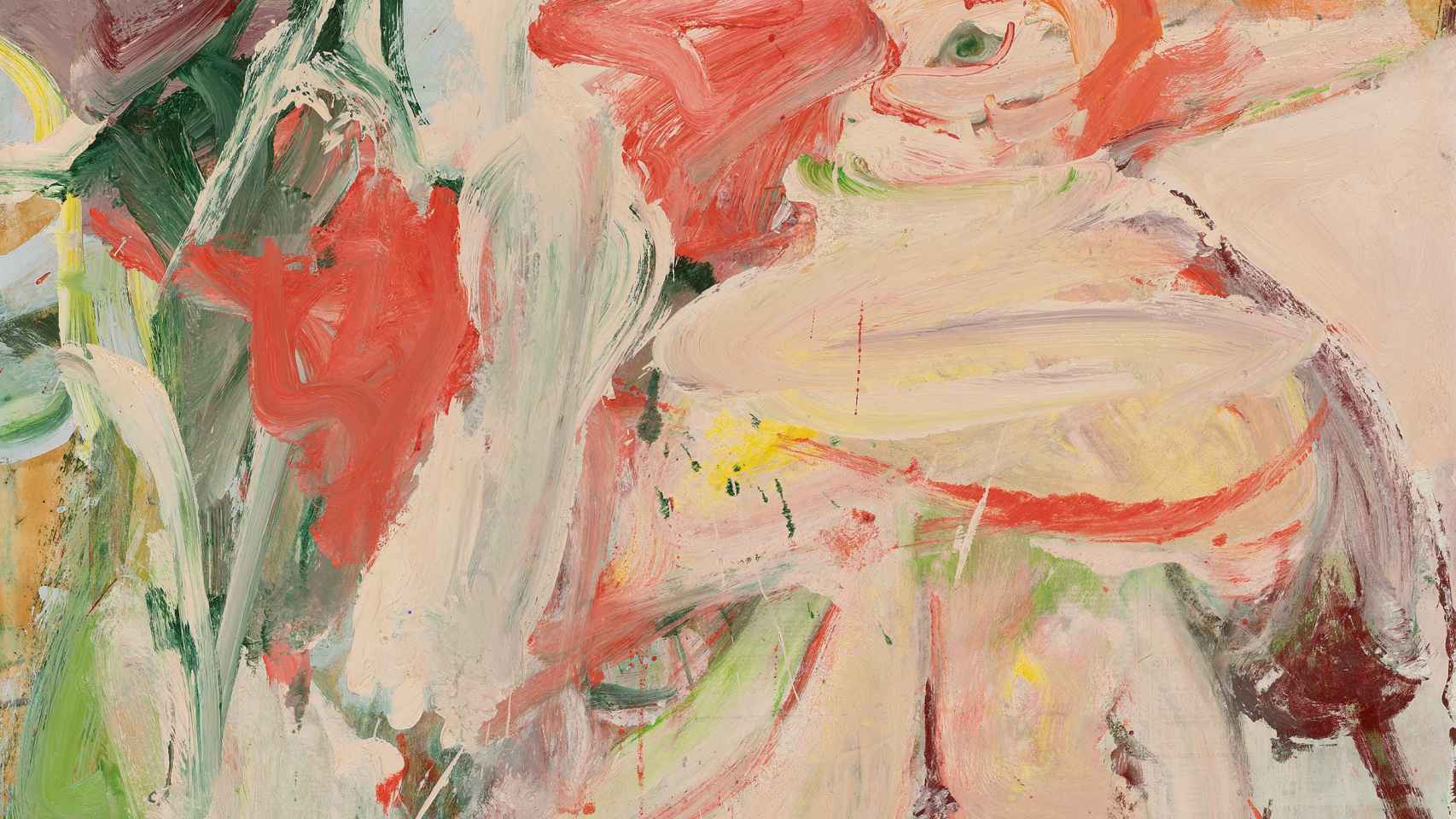 Willem De Kooning: 'Sin título (Mujer en un bosque)', h. 1963-64 (detalle), en 'Expresionismo abstracto'