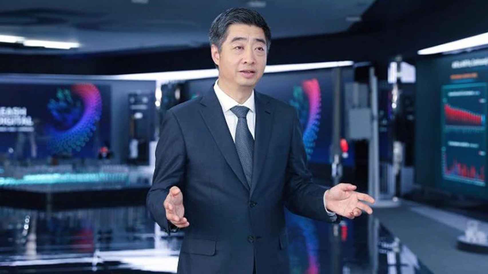 Ken Hu, presidente rotatorio de Huawei.