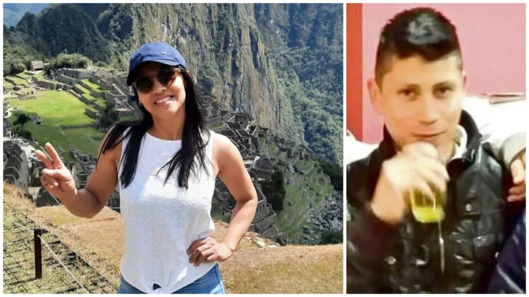 Karla, la valenciana asesinada en Perú, y su pareja Jorge, el asesino confeso.