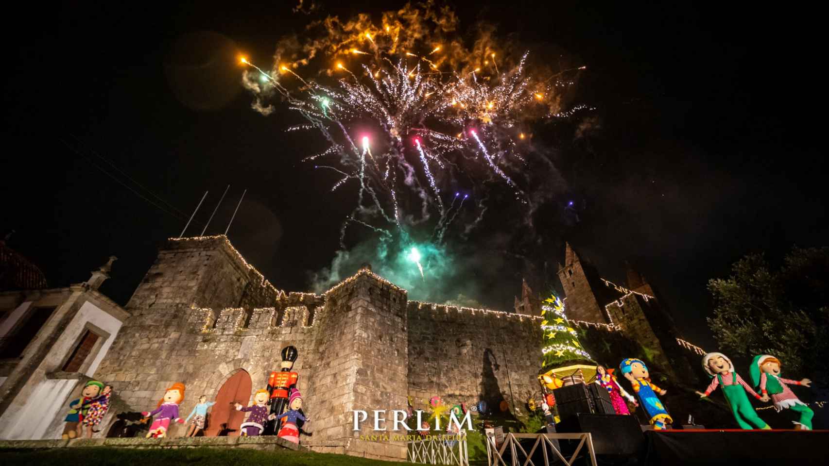 Parque temático navideño de Perlim, en Santa Maria da Feira (Portugal).