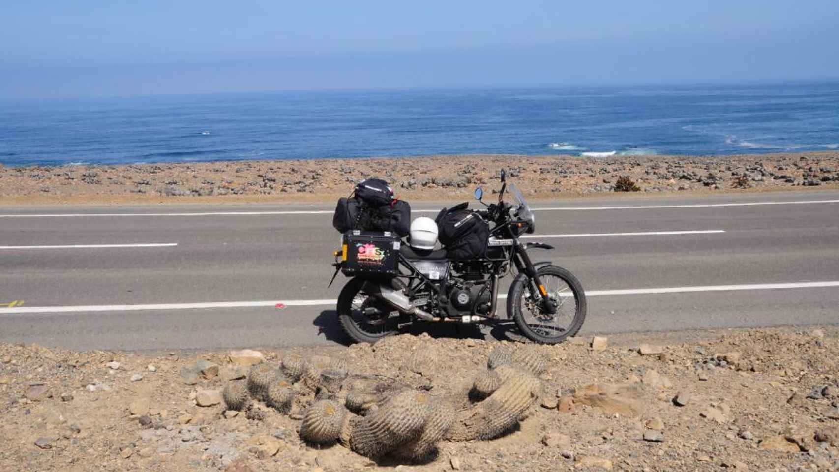 Camino a Antofagasta, Chile, el desierto hacia el Pacífico