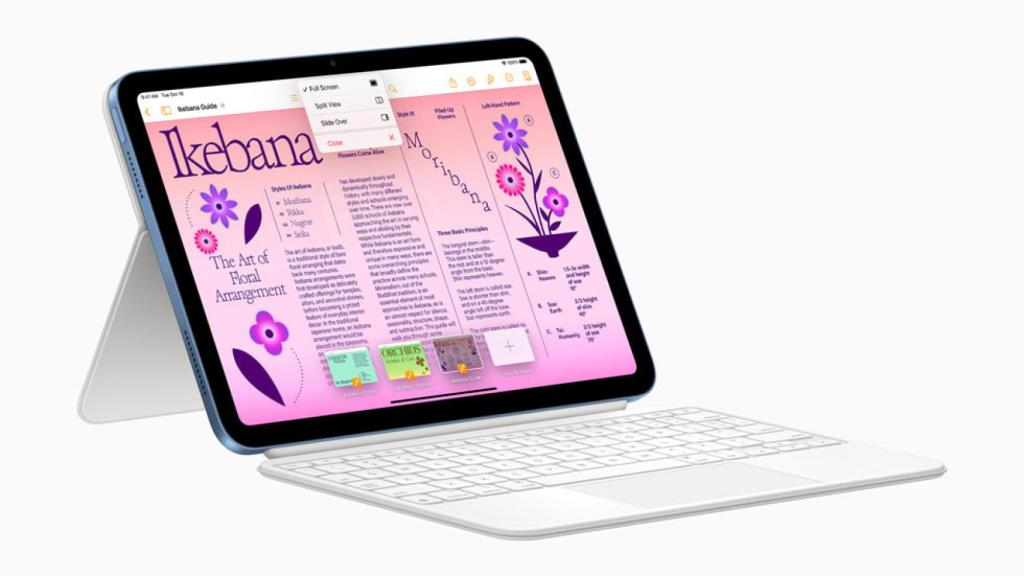 iPad de décima generación con el nuevo Magic Keyboard