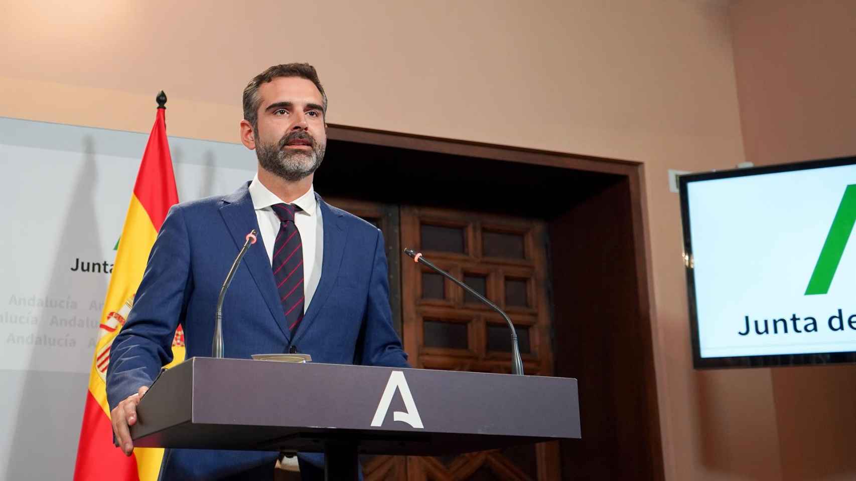 El portavoz del Gobierno andaluz, Ramón Fernández-Pachecho.