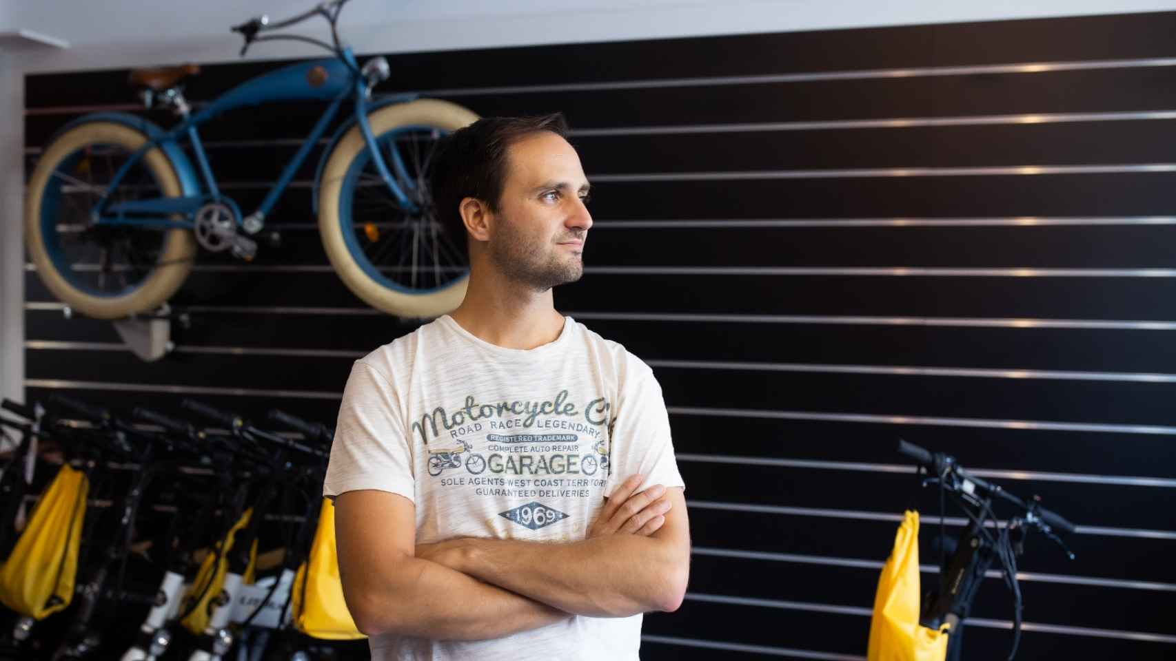 Jaime Sacristán es el CEO de la startup de bicicletas eléctricas bajo suscripción Wifly.