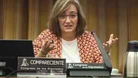 Cristina Herrero, presidenta de la Autoridad Independiente de Responsabilidad Fiscal (AIReF), en el Congreso de los Diputados.