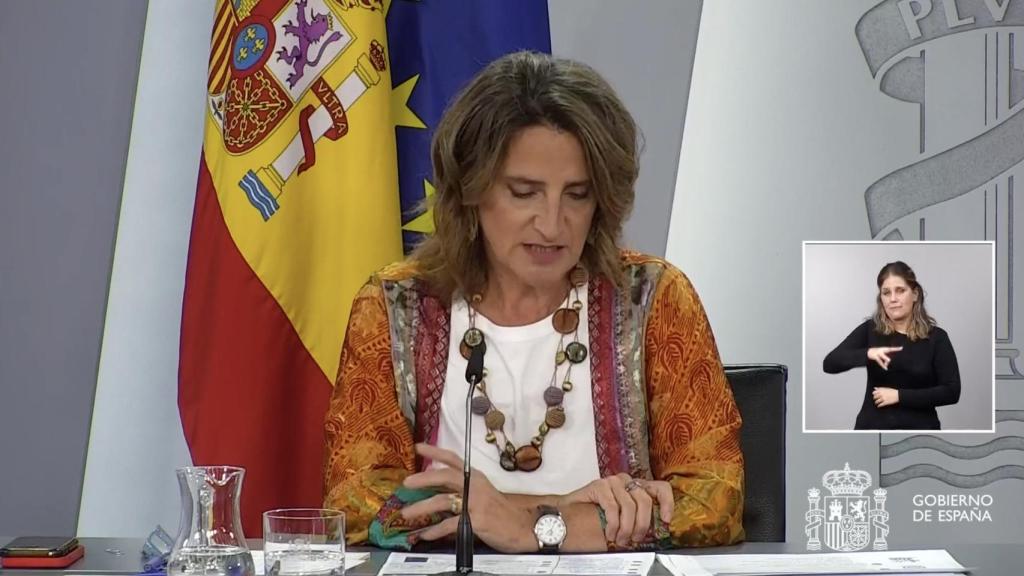 Teresa Ribera, vicepresidenta tercera y ministra para la Transición Ecológica.