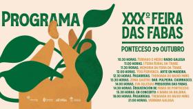 Programa de actividades de la XXX Feira das Fabas de Ponteceso (A Coruña).
