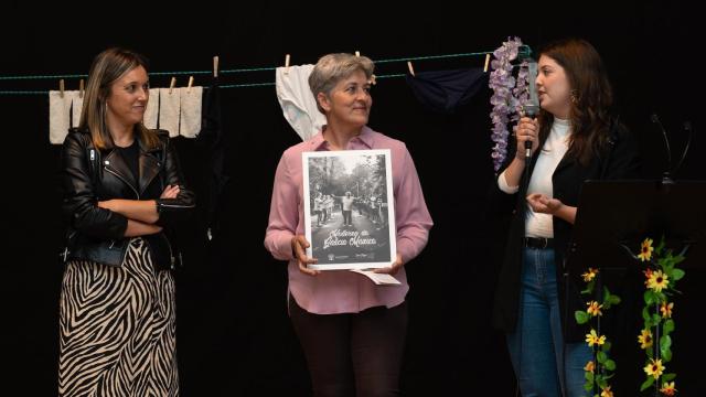 Presentación de la muestra durante el Día Internacional de la Mujer Rural