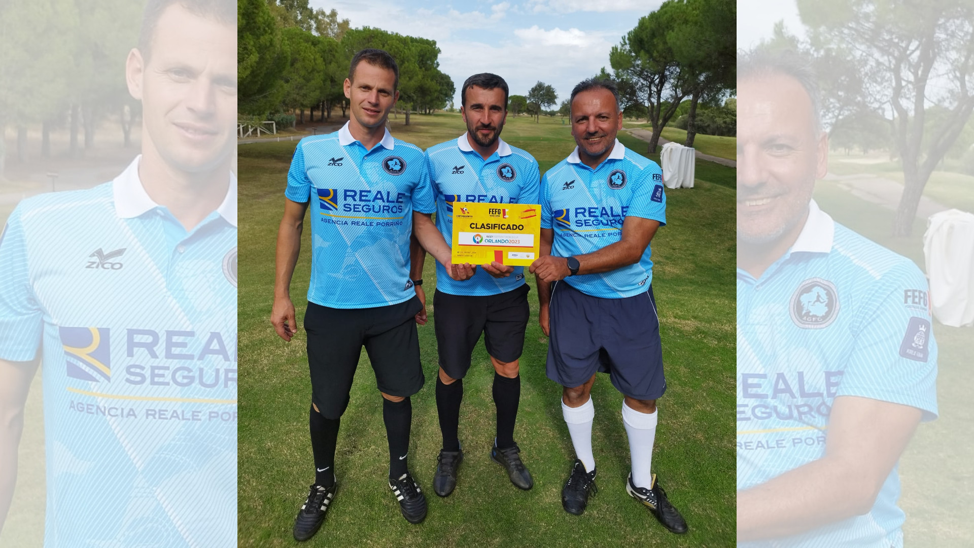 Sito Campo, Noé Cortiñas, Marco Bartomeu, los tres clasificados para el Mundial de Orlando. Foto: Cedida