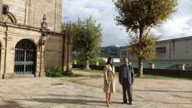 Abel Caballero y María José Caride en Santa Cristina.