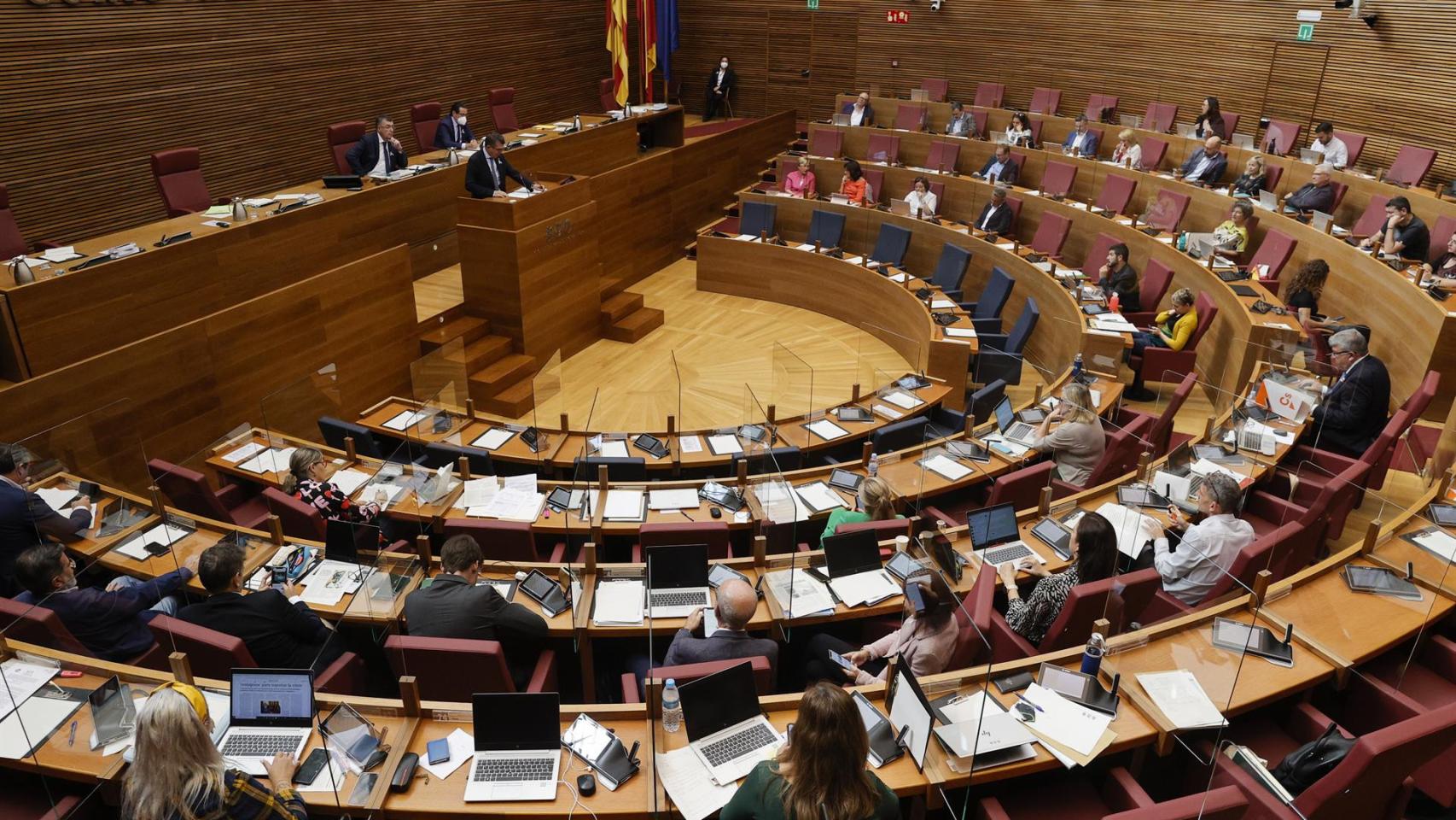 Momento del debate en las Cortes, este miércoles.