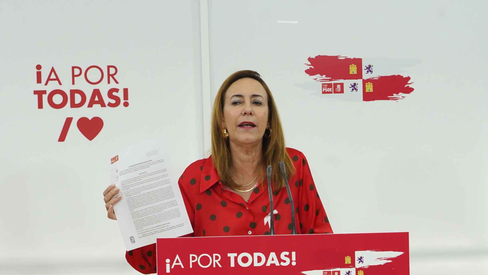 La portavoz de Hacienda del Grupo Socialista en las Cortes, Rosa Rubio