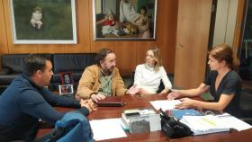 Representantes de la nueva Zamora10 se reúnen con Clara San Damián