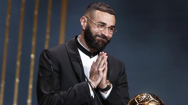 Karim Benzema, tras recibir el Balón de Oro.