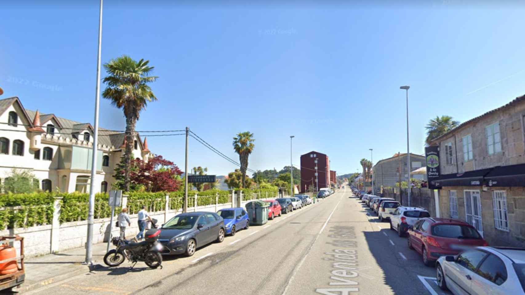 Avenida de Galicia, en Vigo.