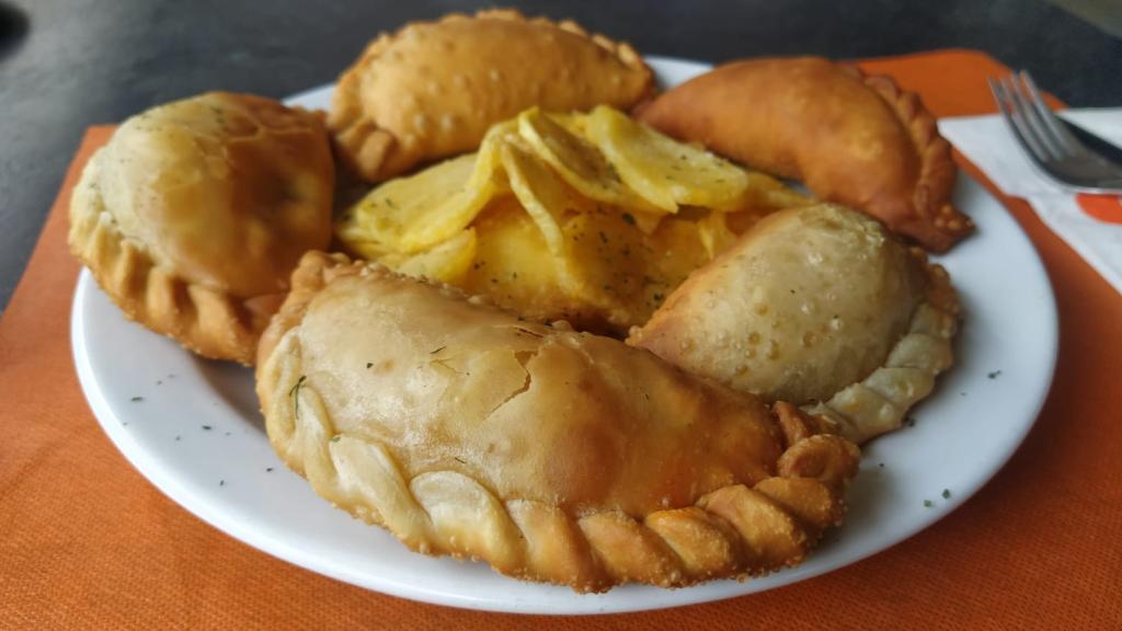 La ración de empanadillas de Cocina Selecta, que ganó el concurso a la Mejor Empanadilla de Móstoles en dos ocasiones.