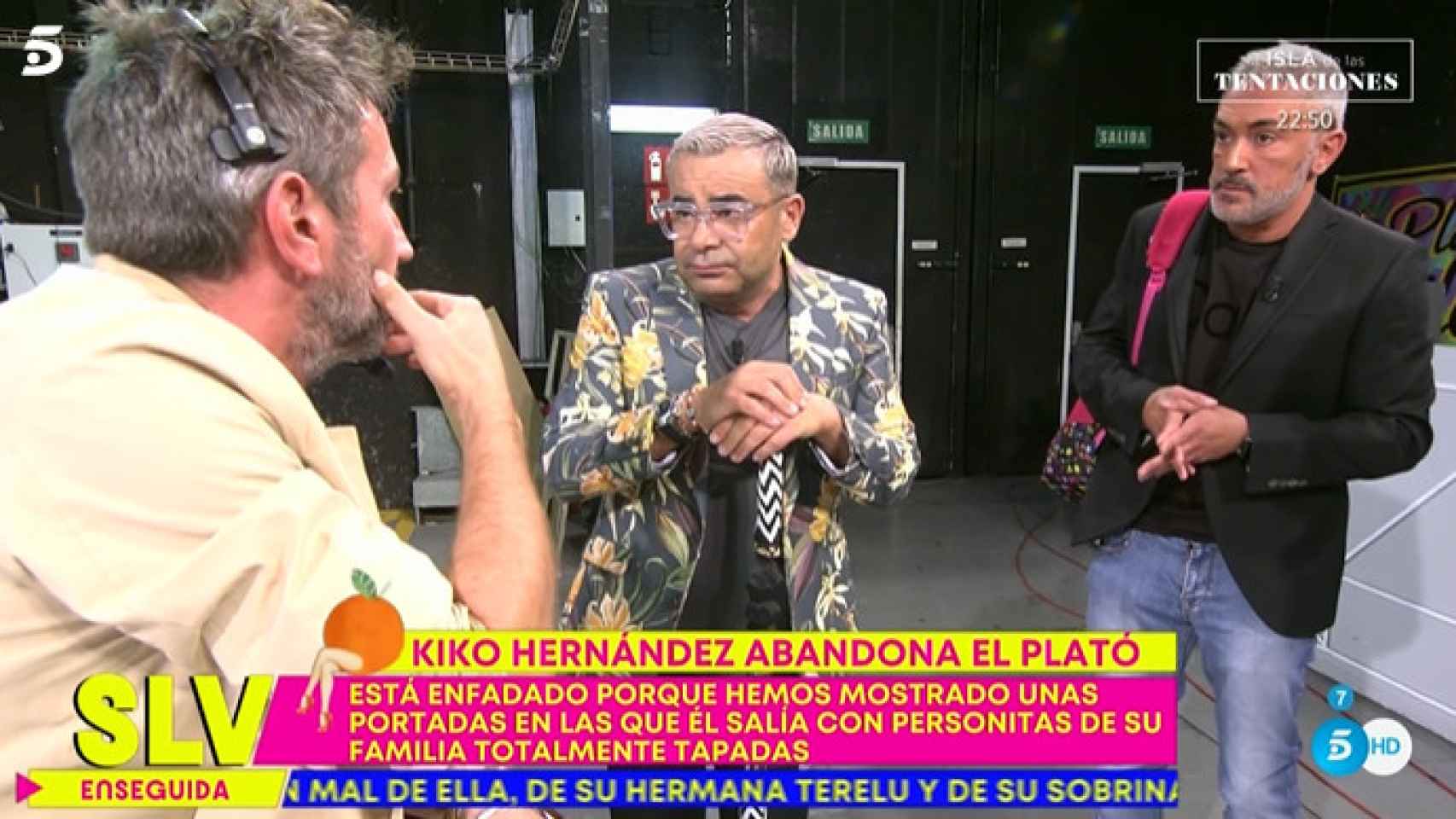 Kiko Hernández abandona el plató 'Sálvame' tras un brutal enfado con la dirección.