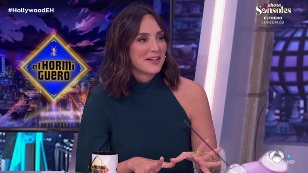 Tamara Falcó reaparece en 'El Hormiguero' tras dos semanas ausente.