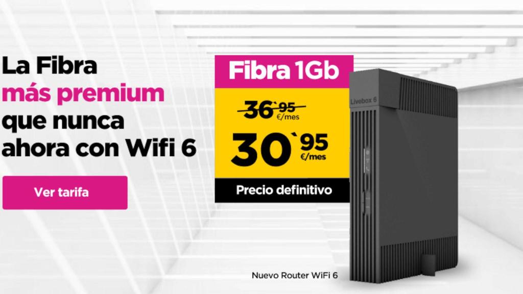 Promoción de Jazztel por el nuevo router WiFi 6