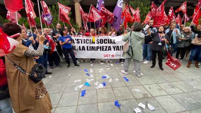Los trabajadores de la limpieza de Castilla-La Mancha no descartan ir a la huelga