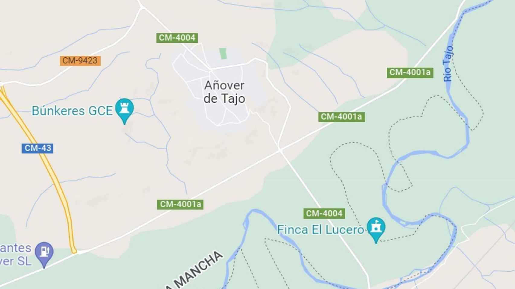 Añover de Tajo en Google Maps