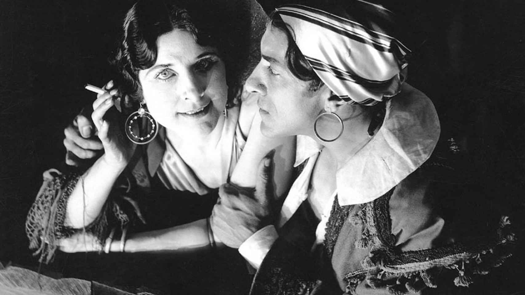 Geraldine Farrar y Pedro de Cordoba en la 'Carmen' que  Cecil B. DeMille estrenó en 1915.