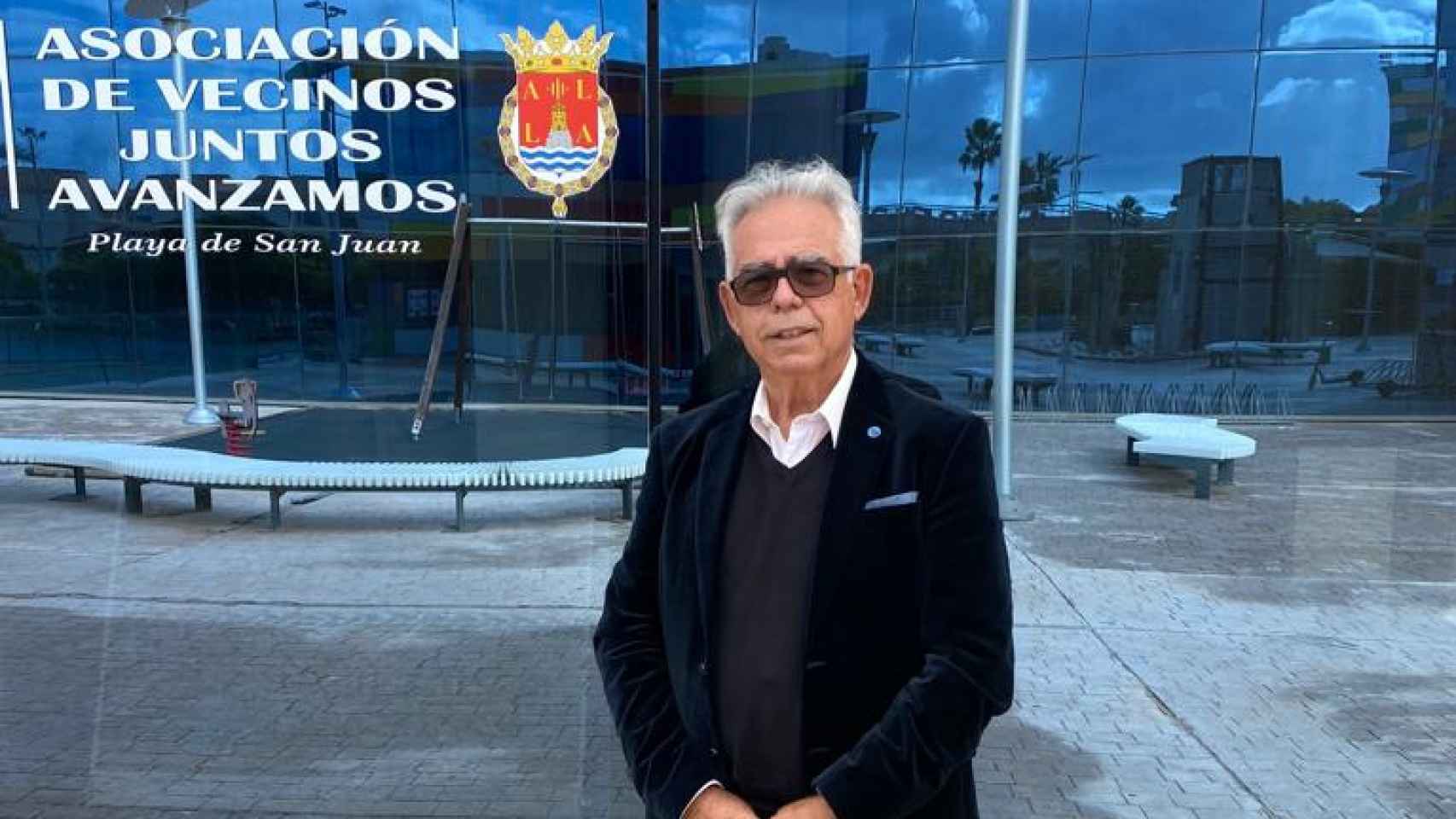José Caracena, presidente de los vecinos de playa de San Juan.