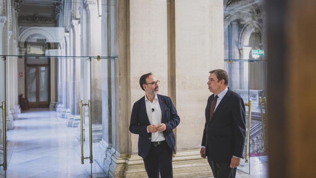 Fernando Garea y Luis Planas, el pasado jueves en la sede del Ministerio de Agricultura.