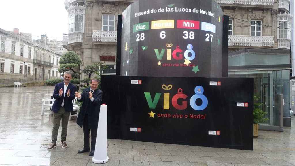 Activación de la cuenta atrás para el encendido de las luces en Vigo.