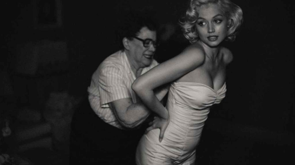 Ana de Armas como Marilyn Monroe en 'Blonde'.