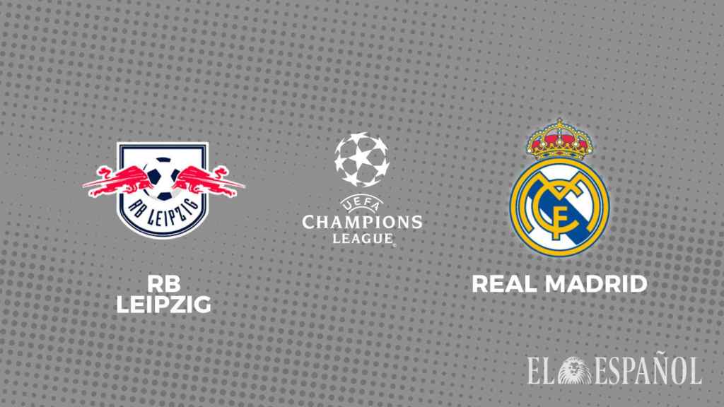 Cartel del RB Leipzig - Real Madrid de la Champions League 2022/2023