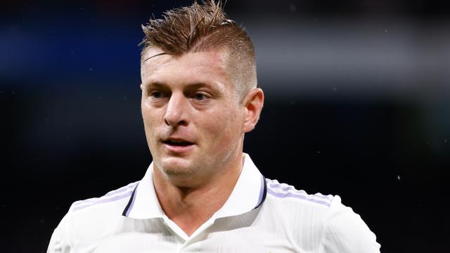 Toni Kroos, en un partido del Real Madrid de la temporada 2022/2023