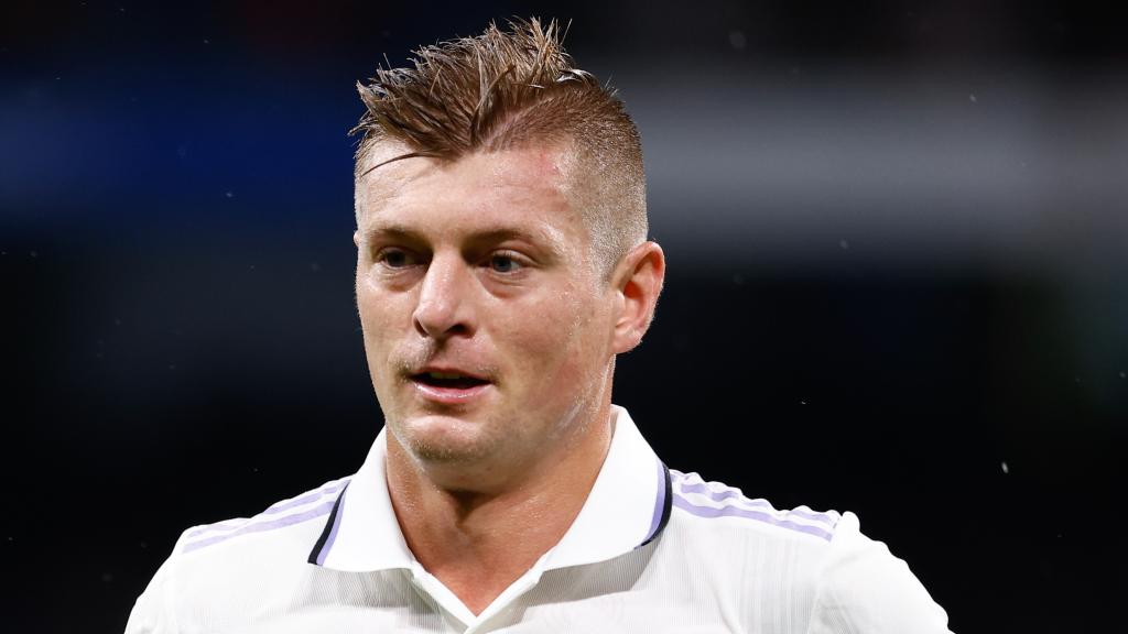 Toni Kroos, en un partido del Real Madrid de la temporada 2022/2023