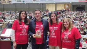 Valentín González Formoso recibe el premio V de Veciño Exemplar otorgado por la Federación de Asociacións de Veciños de Lugo