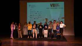 Los galardonados en el Festival de Cine Inclusivo de Vigo.
