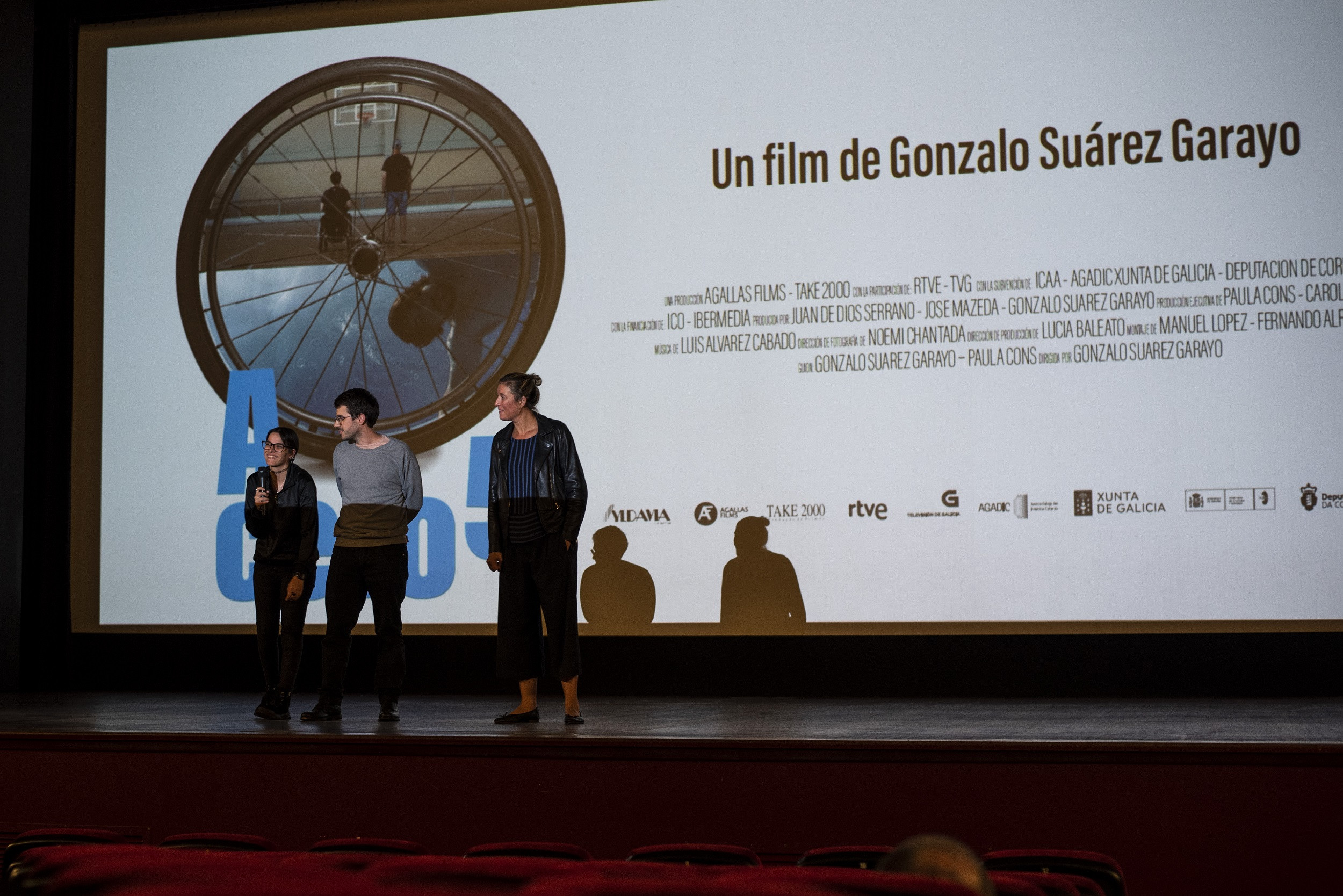 Una proyección durante el Festival de Cine Inclusivo de Vigo en una imagen cedida por la organización.